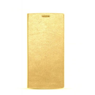 Flip Cover For Samsung Galaxy A6 2018 Gold By - Maxbhi.com