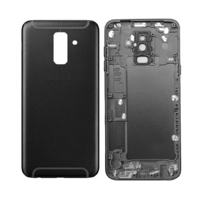 Back Panel Cover For Samsung Galaxy A6 Plus 2018 Black - Maxbhi Com