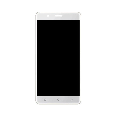 Lcd With Touch Screen For Clout X418 Zest White By - Maxbhi.com
