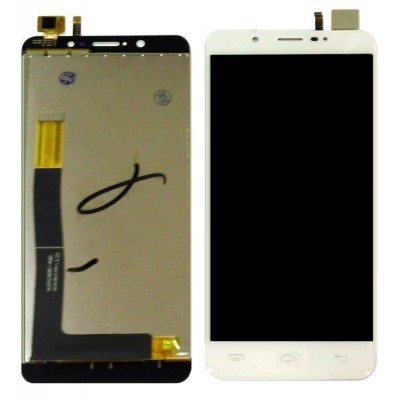 Lcd With Touch Screen For Doogee F7 White By - Maxbhi Com