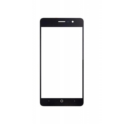 Replacement Front Glass For Doogee X10 Black By - Maxbhi.com