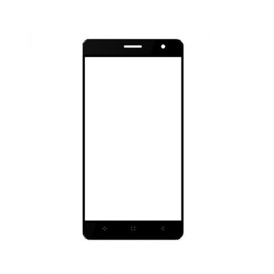 Replacement Front Glass For Elephone A8 Black By - Maxbhi.com