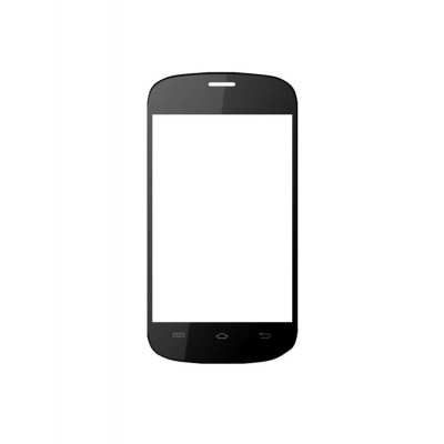 Replacement Front Glass For Maxx Genx Droid7 Ax356 Black By - Maxbhi.com
