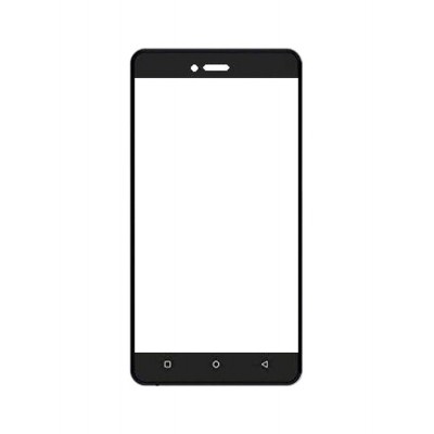 Replacement Front Glass For Zen Cinemax Force Grey By - Maxbhi.com