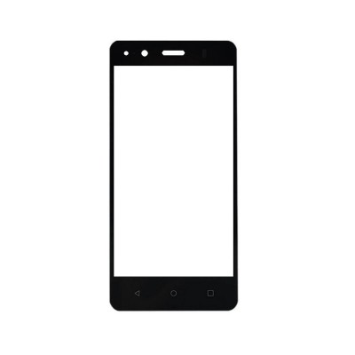 Replacement Front Glass For Bq Aquaris M4.5 Black By - Maxbhi.com