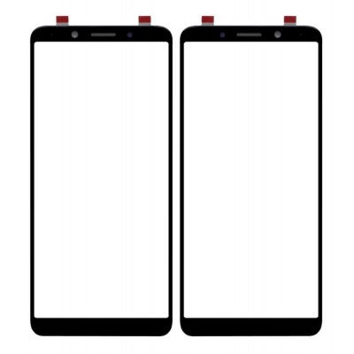 Replacement Front Glass For Oppo Realme 1 Black By - Maxbhi Com