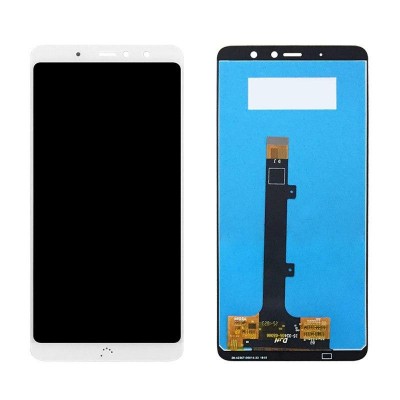 Lcd With Touch Screen For Bq Aquaris X2 Silver By - Maxbhi Com