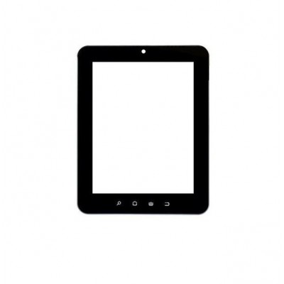 Replacement Front Glass For Wishtel Ira Icon 8 Inch Grey By - Maxbhi.com