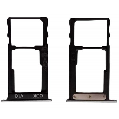 Sim Card Holder Tray For Bq Aquaris X2 Pro Silver - Maxbhi Com