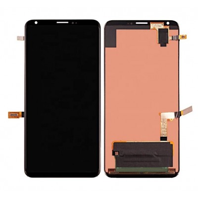 Lcd With Touch Screen For Lg V35 Thinq Black By - Maxbhi Com