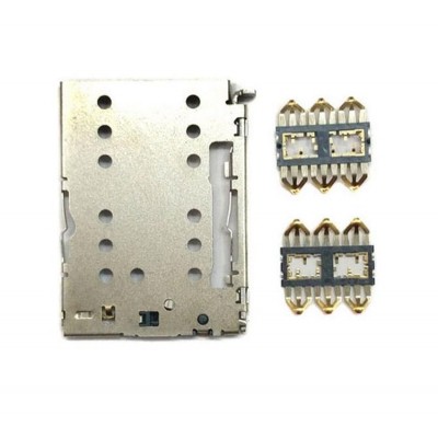 MMC + Sim Connector for Meizu Pro 6S