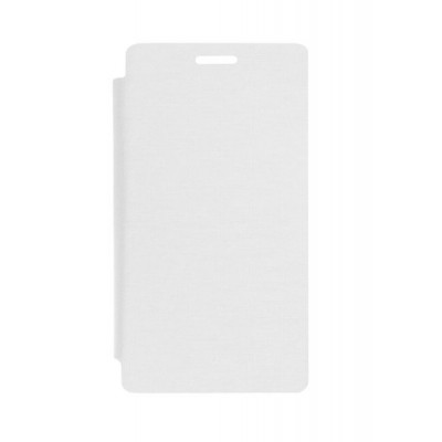 Flip Cover For Qmobile Noir J7 White By - Maxbhi.com