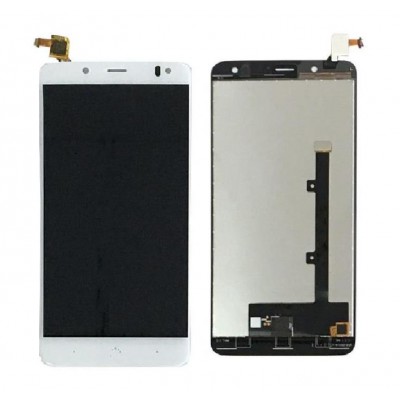 Lcd With Touch Screen For Bq Aquaris V White By - Maxbhi Com