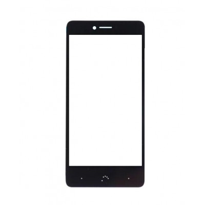 Replacement Front Glass For Bq Aquaris V Plus Black By - Maxbhi.com