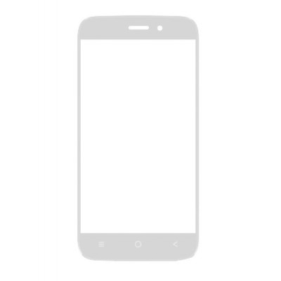 Replacement Front Glass For Plum Axe 4 White By - Maxbhi.com