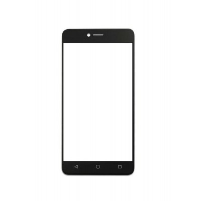 Replacement Front Glass For Wiko Lenny3 Max Black By - Maxbhi.com