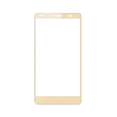 Replacement Front Glass For Qmobile Noir S6 Plus Black By - Maxbhi.com