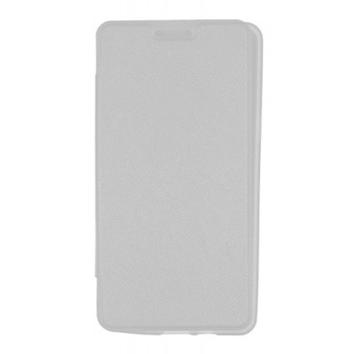 Flip Cover For Plum Gator 3 Silver By - Maxbhi.com