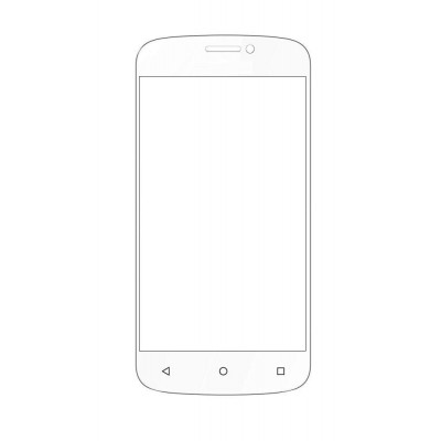 Replacement Front Glass For Blu Advance 4.0 M White By - Maxbhi.com