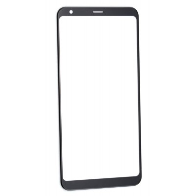 Replacement Front Glass For Lg Q Stylo 4 Black By - Maxbhi Com