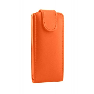 Flip Cover For Maxx Mx101 Arc Black Orange By - Maxbhi.com