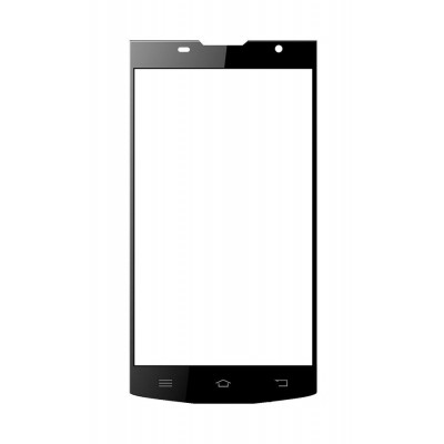 Replacement Front Glass For Hsl Y401 Black By - Maxbhi.com