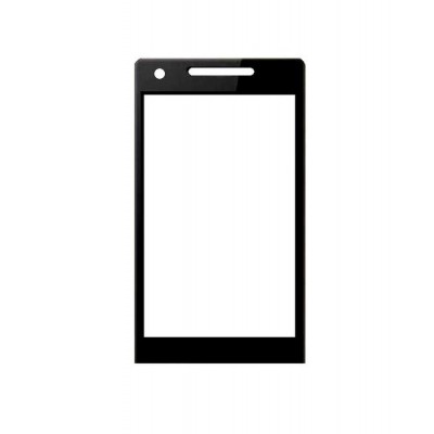 Replacement Front Glass For Videocon V1760 Black By - Maxbhi.com