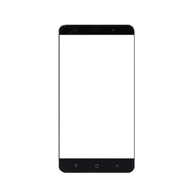 Replacement Front Glass For Kara Mega 1 Grey By - Maxbhi.com