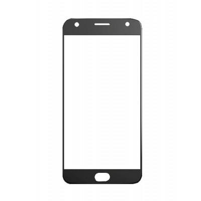Replacement Front Glass For Moto X 2017 Black By - Maxbhi.com