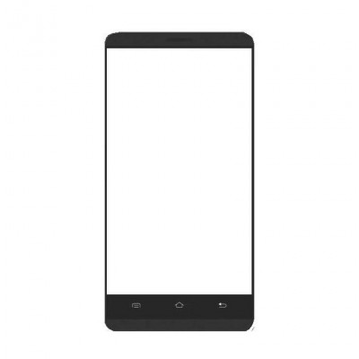 Replacement Front Glass For Rage Velvet 5.0 White By - Maxbhi.com