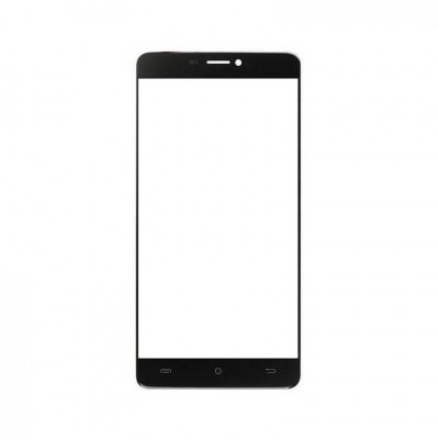 Replacement Front Glass For Cubot Max Black By - Maxbhi.com
