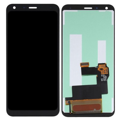 LCD with Touch Screen for LG Q7 Black
