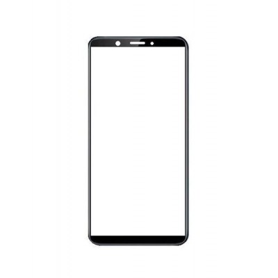 Replacement Front Glass For Lenovo K5 Note 2018 Black By - Maxbhi.com