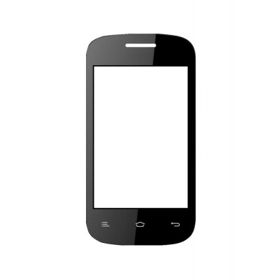 Replacement Front Glass For Ktouch M10 Plus Black By - Maxbhi.com