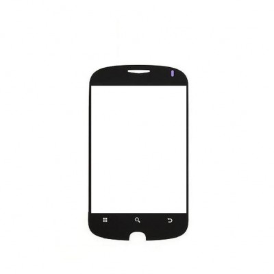 Replacement Front Glass For Alcatel Ot990 One Touch Black By - Maxbhi.com