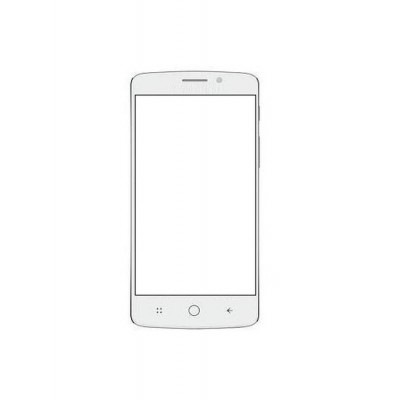 Replacement Front Glass For Ismart Is58 Mercury V5 White By - Maxbhi.com