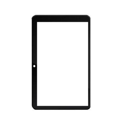 Replacement Front Glass For Zync Dual 7 Plus Black By - Maxbhi.com