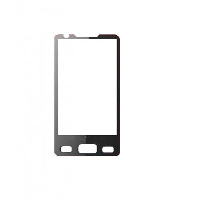 Replacement Front Glass For Yxtel C6 Black By - Maxbhi.com