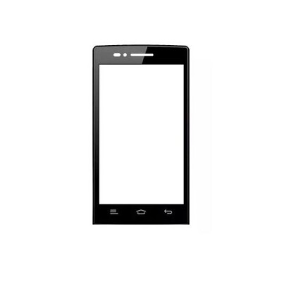 Replacement Front Glass For Videocon Infinium X40 Pro Black By - Maxbhi.com