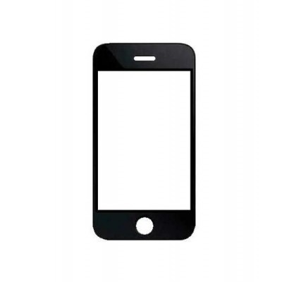 Replacement Front Glass For Rocker I900 White By - Maxbhi.com