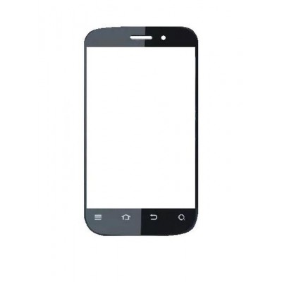 Replacement Front Glass For Mts Duet Black By - Maxbhi.com