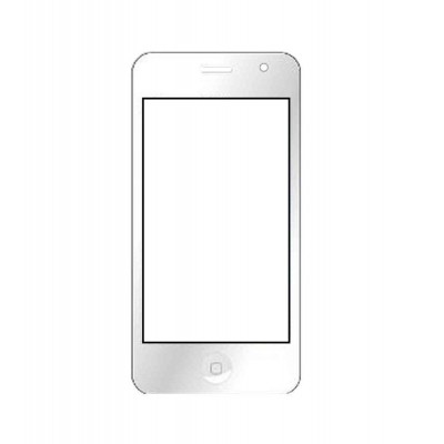 Replacement Front Glass For Lemon P8 Black By - Maxbhi.com
