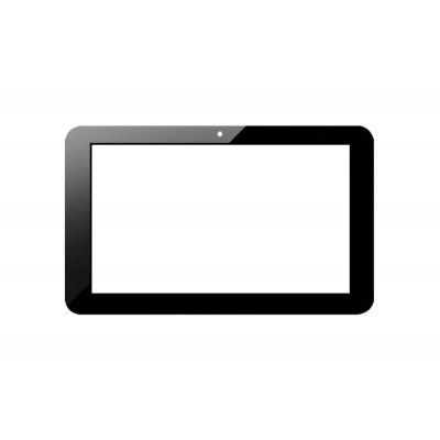 Replacement Front Glass For Izotron Nks101 Tab 10.1 Black By - Maxbhi.com