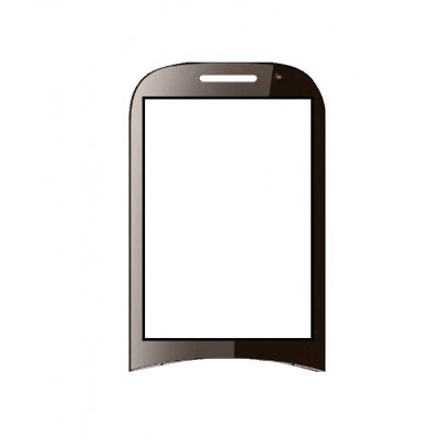 Replacement Front Glass For Gfive W6000 Black By - Maxbhi.com