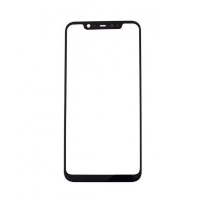 Replacement Front Glass For Xiaomi Mi 8 Black By - Maxbhi Com