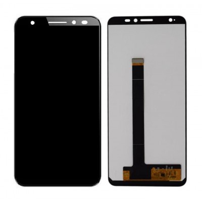Lcd With Touch Screen For Lava Z61 Black By - Maxbhi Com