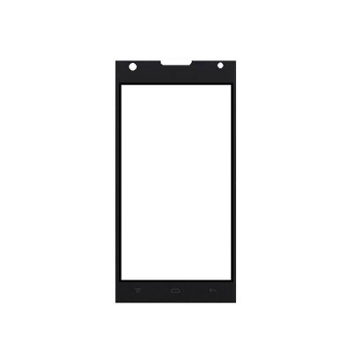 Replacement Front Glass For Cubot P7 Black By - Maxbhi.com