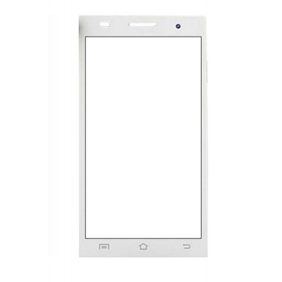 Replacement Front Glass For Cubit Lush1 White By - Maxbhi.com