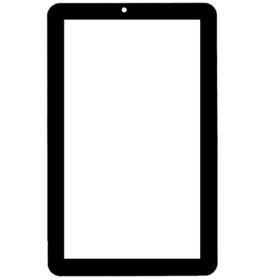 Replacement Front Glass For Byond Tech Mibook Mi7 Black By - Maxbhi.com