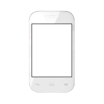 Replacement Front Glass For Alcatel One Touch 3035a White By - Maxbhi.com